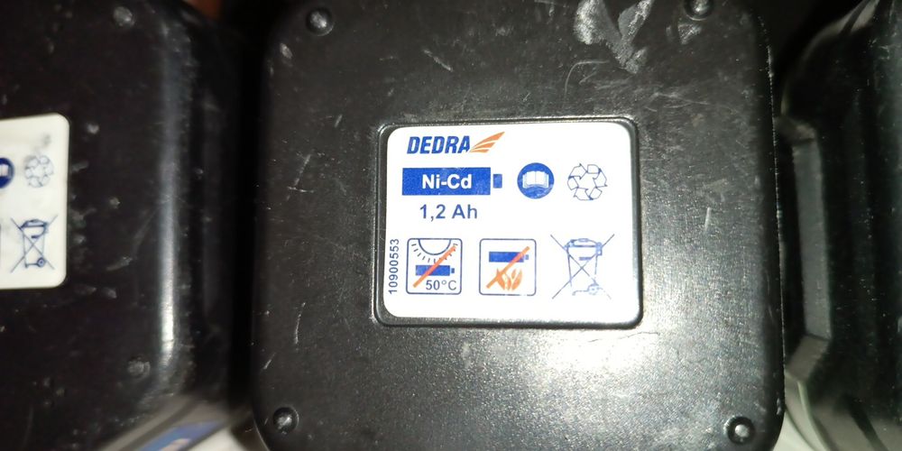 Akumulatory DED78715 Dedra 12V 1,2Ah 10szt