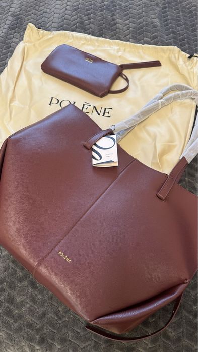Сумка бордова polene cyme large