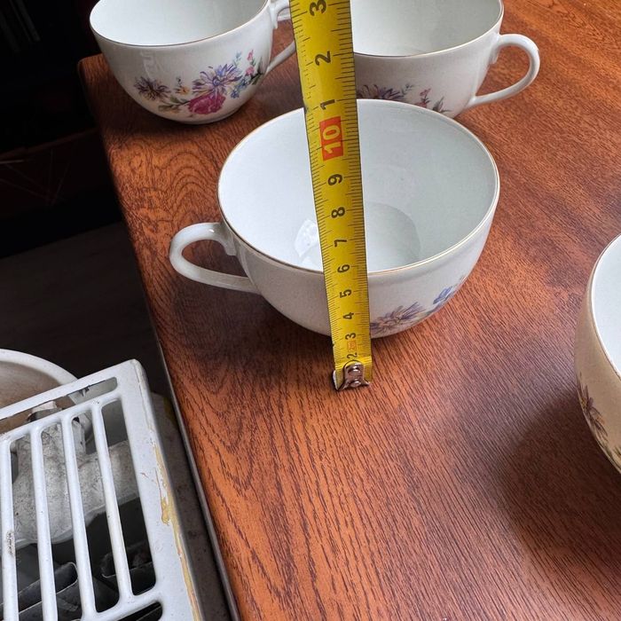 Filiżanki do Herbaty porcelana Karolina lata 60 te