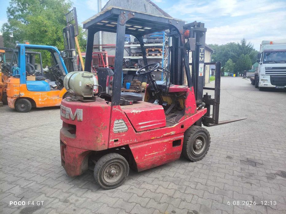 Zwinny Wózek Widłowy TCM FG 15 LPG 1500 Kg Dobry Stan Nie Toyota Komatsu Yale Linde CLARK