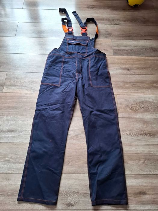 Spodnie robocze antystatyczne na szelkach rozmiar 56