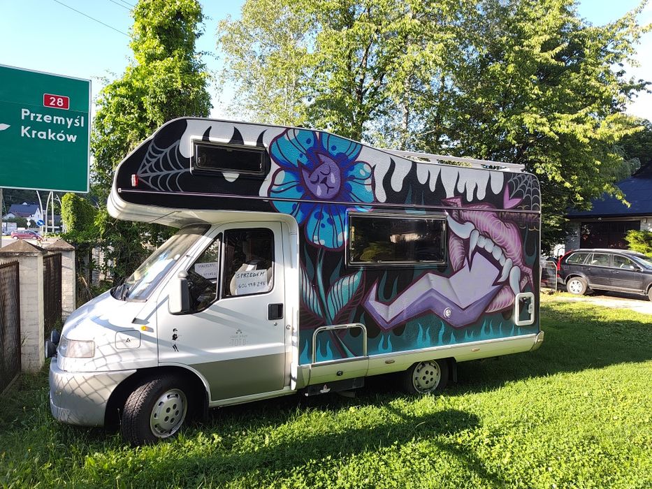 Fiat Ducato-Hymer kamper, doinwestowany