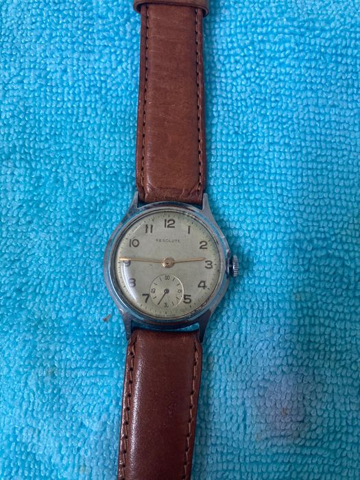 Relógio de pulso Antigo anos 50/60 marca Resolute , suíço