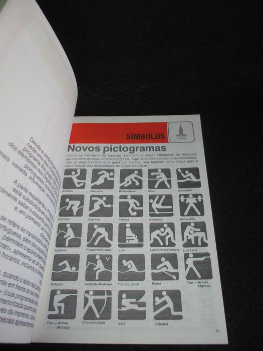 Livro Guia TV dos Jogos Olímpicos de Moscovo 1980