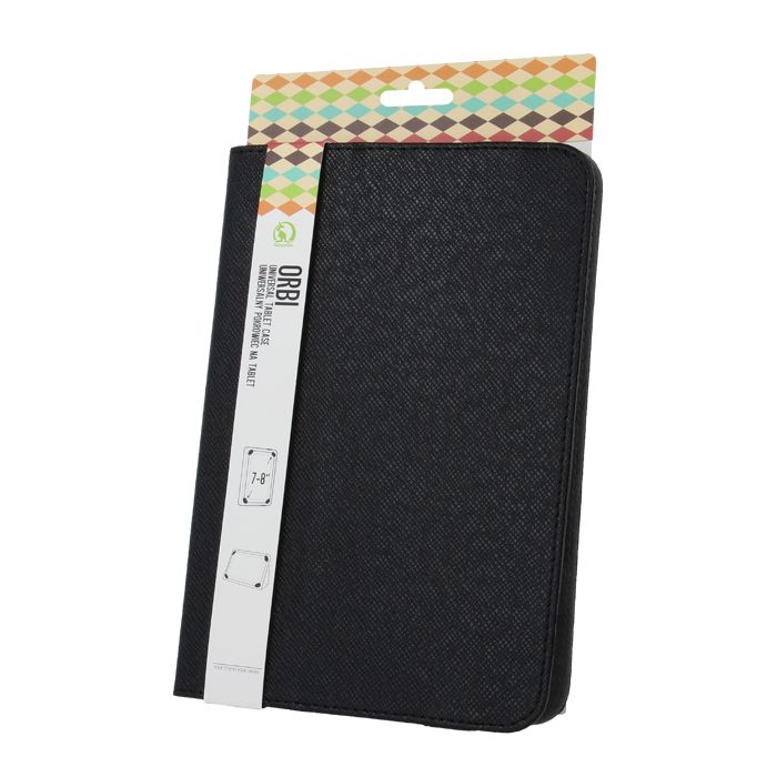 Uniwersalne etui ORBI do tabletów 7-8''(L21,5 x W15 cm) czarne