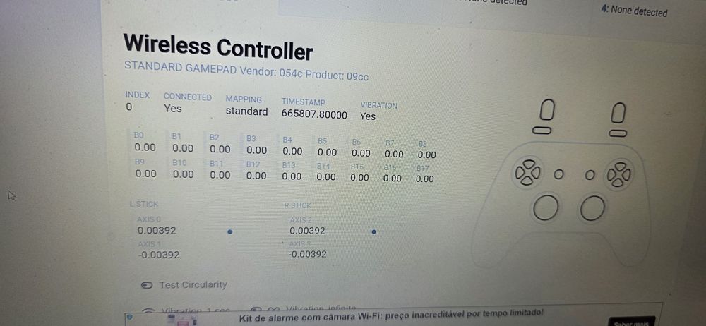 Comando Ps4 analógicos TMR