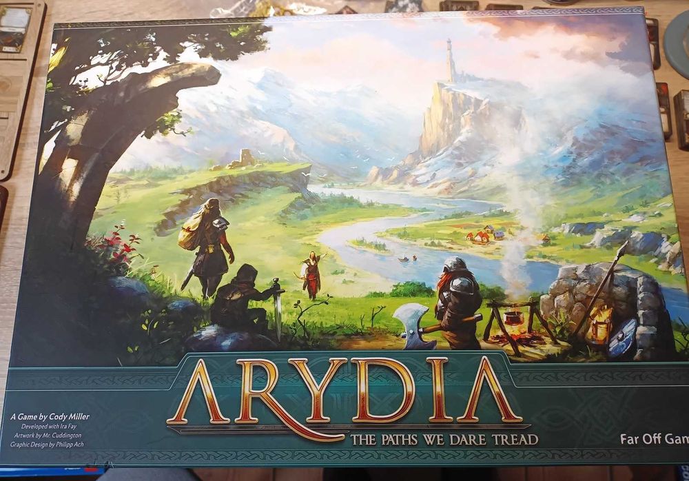 Arydia: The Paths We Dare Tread gra planszowa z dodatkami