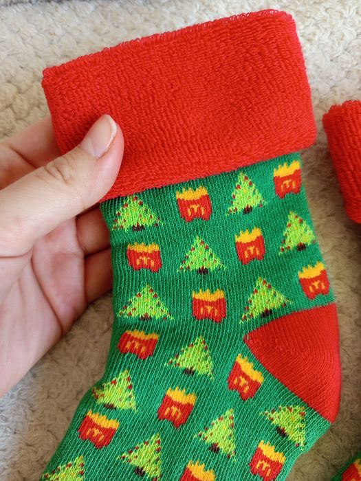 Skarpetki Mc Donald's święta prezent NOWE