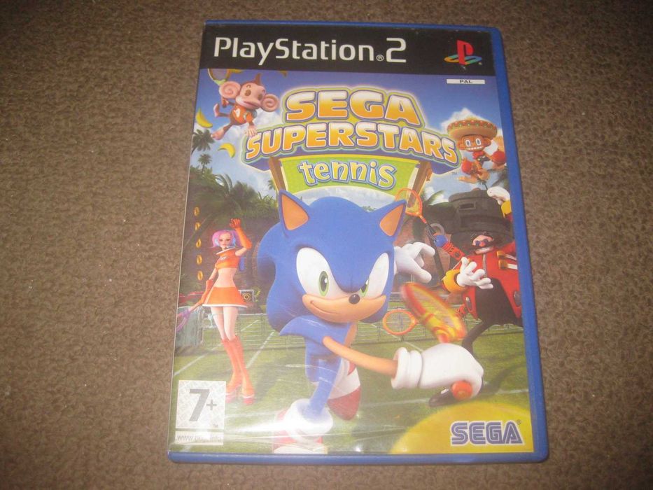 Jogo "Sega Superstars Tennis" para a Playstation 2/Completo!