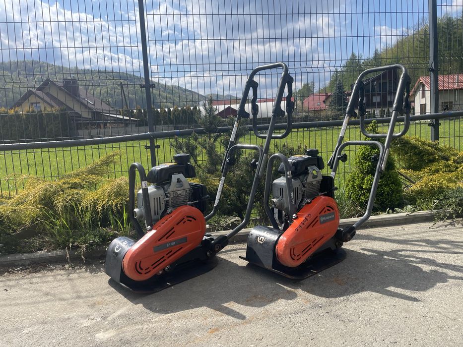 Zagęszczarka, Płyta HUSQVARNA LF 50 60kg JAK NOWA zNorwegii 2021r  HONDA GX 120R