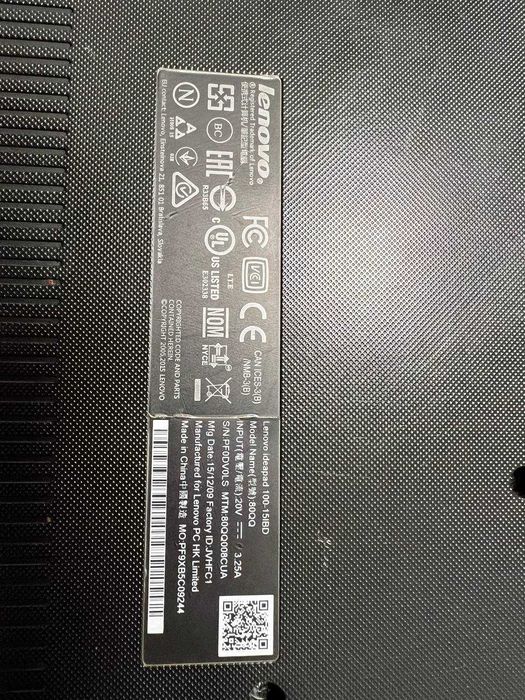 Lenovo ideapad 100-15ibd