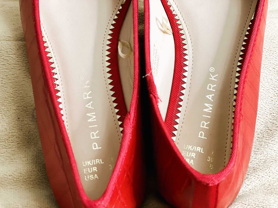 Червоні балетки 39 розмір хіт сезону жіночий стиль