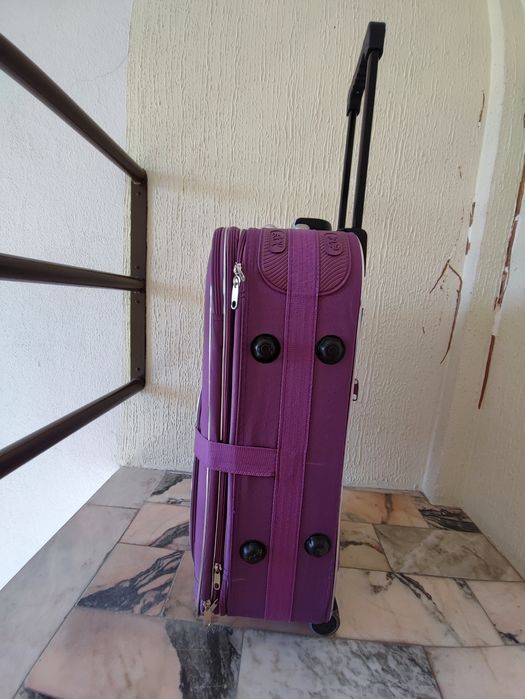 Mala de viagem em tecido