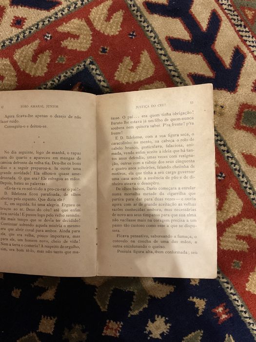 Livro raro de João Amaral Júnior - justiça do céu!