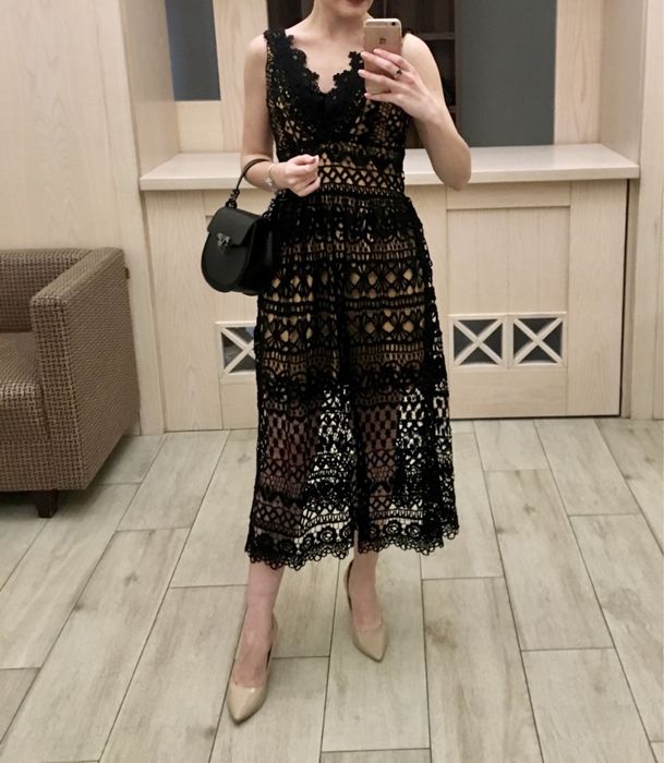 Плаття / сукня / святкове / вечірнє / кружево / міді