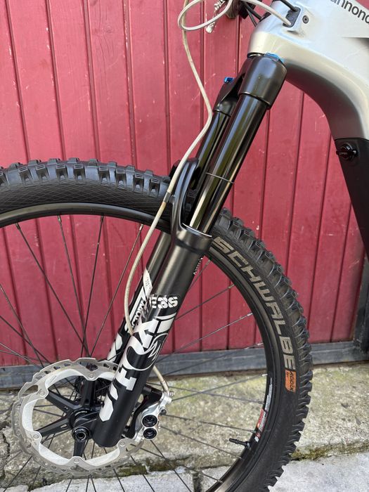 Велосипед Карбоновий двухподвес електро Cannondale Habit Neo 29