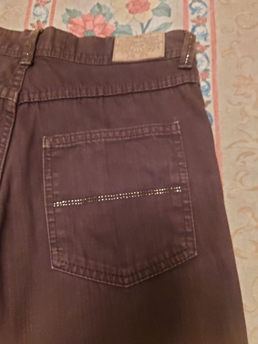 Calças Castanho escuro da Lanidor  - Tam° 34