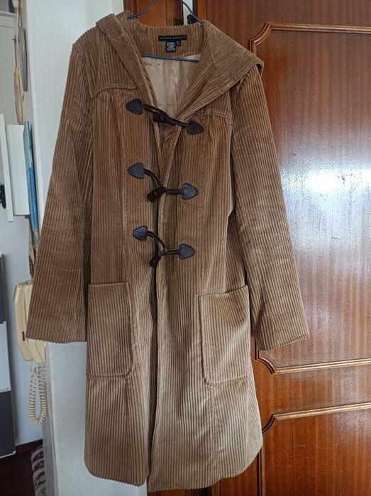 Casaco Zara  comprido castanho n