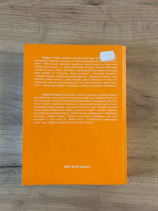 Masaż sportowy z elementami odnowy biologicznej - Magiera, Walaszek