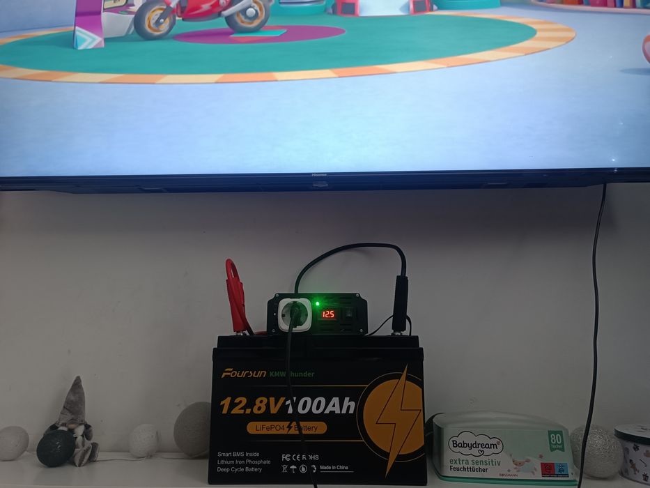 Akumulator lifepo4 100ah bank energi kamper BMS 100A 300ah