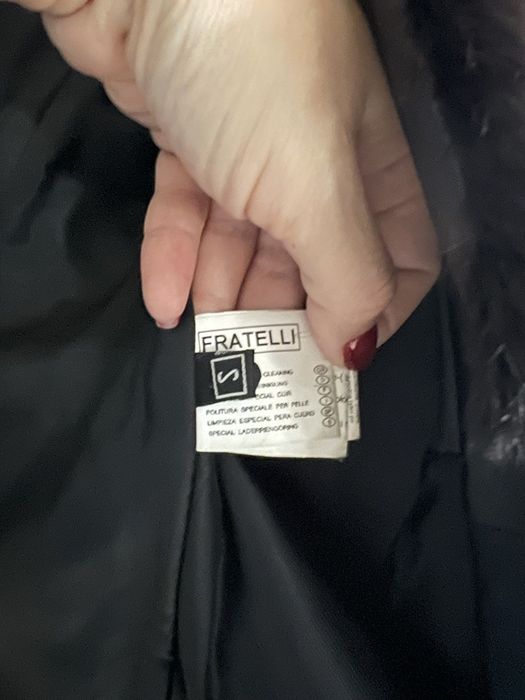 Куртка шкіряна з хутром