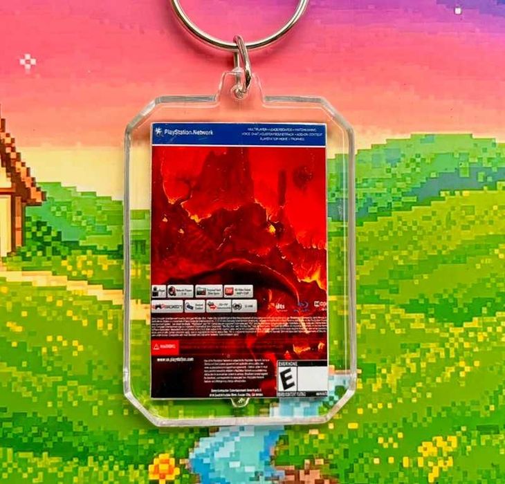 Brelok DOOM - mini okładka gry PS4