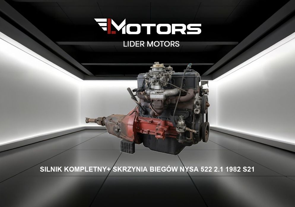 Silnik Kompletny+ Skrzynia Biegów Nysa 522 2.1 1982 S21
