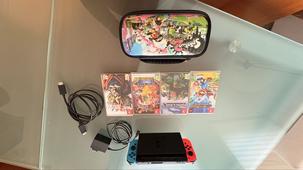 Nintendo Switch v1 + mais jogos