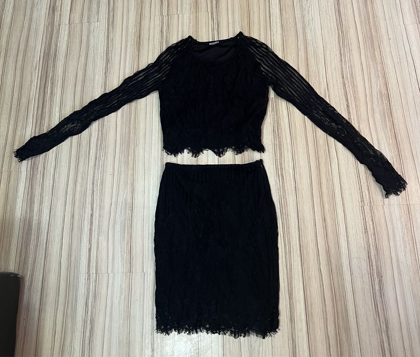 Костюм юбка кружево не Zara