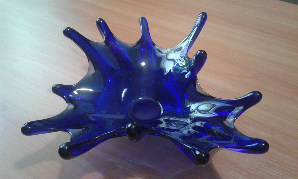 Ваза для цукерок скляна 32×11,5 см