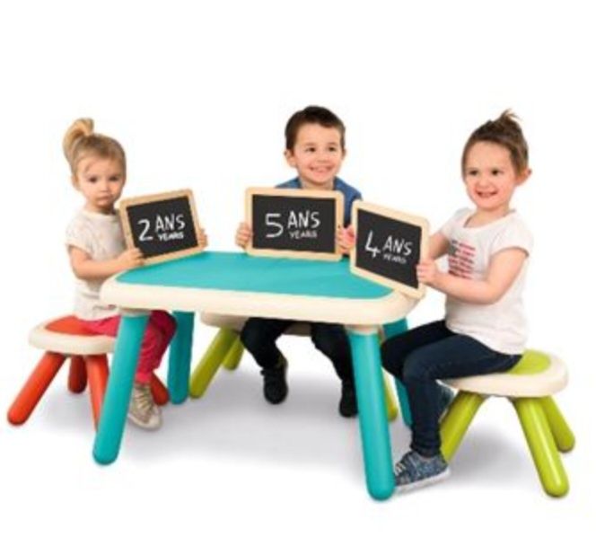 Mesa + 2 bancos infantil SMOBY