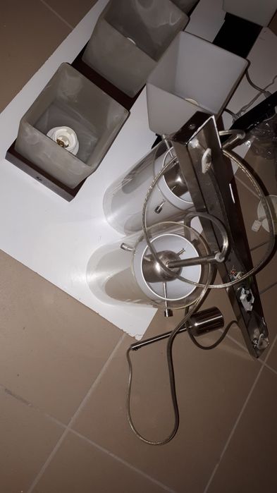 Żyrandol - lampy wiszące jak na zdjęciach - cena za wszystko