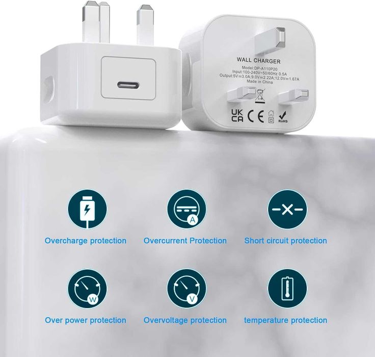 Szybka ładowarka do iPhone 20W + kabel / USB-C - LIGHTNING