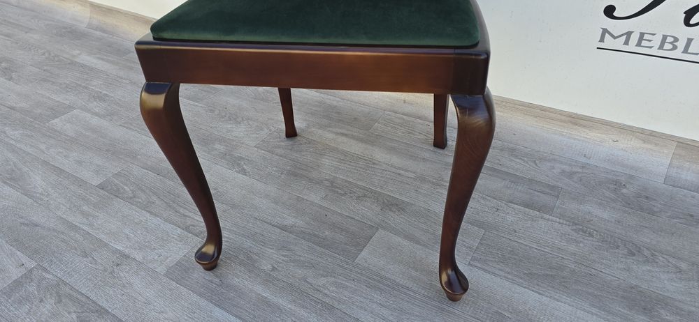 Krzesło stylowe Chippendale Nowa tapicerka