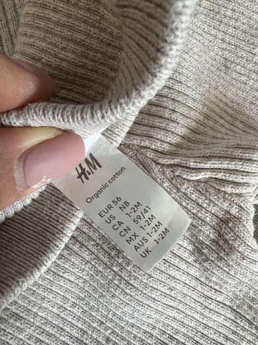 Komplet niemowlęcy H&M r 56