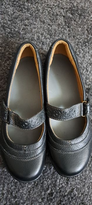 Clarks czarne buty skora naturalna roz 38 jak nowe