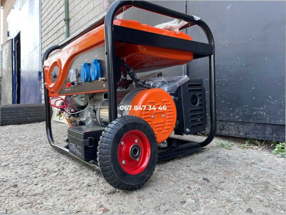 Генератор 5,5 кВт Zeppelin GZ 5500 Бензин 1 фаза Бесплатная доставка!