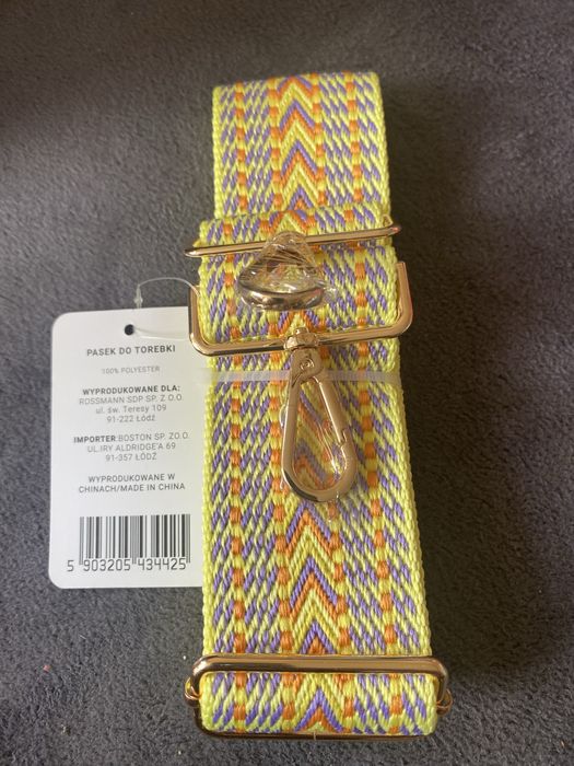 Pasek żakardowy do torebki