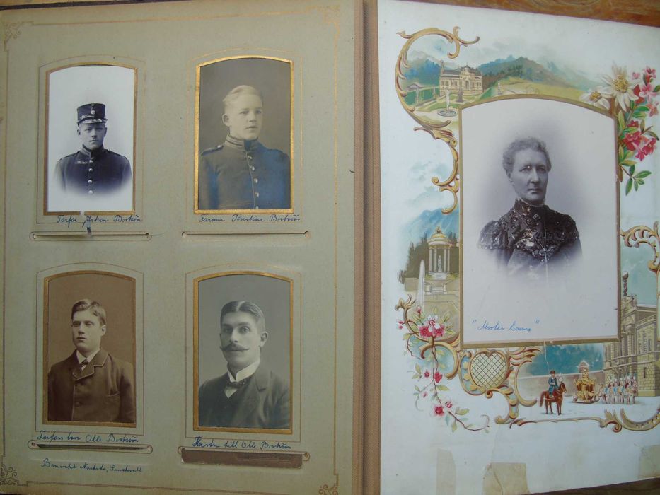 Album z pozytywką  Auld Lang Syne  XIX w  Szwecja