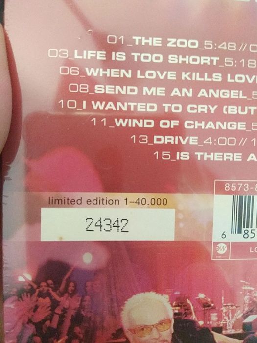 CD Scorpions Acoustica - Edição Especial e Limitada muito RARA