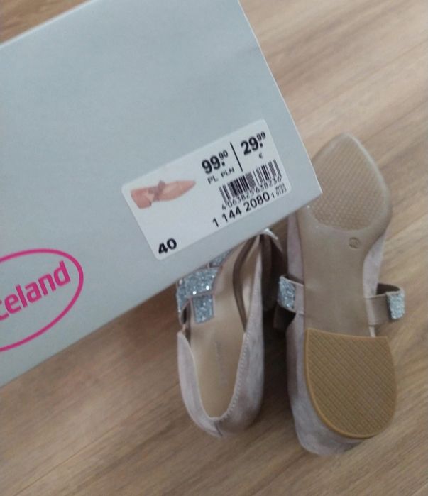 Nowe baleriny eleganckie na lato r. 40
