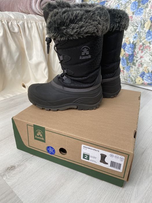 Зимові сапоги чоботи Kamik 33/34 р