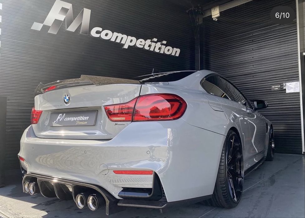 Conjunto Difusor + Cantos Fibra Carbono BMW M4 F82 F83 / BMW M3 F80