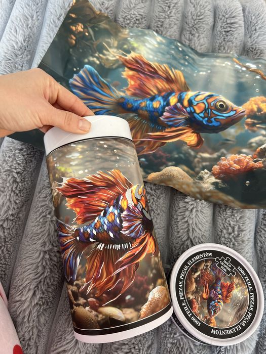 Пазли на 1000 штук рибка з голографічними елементами