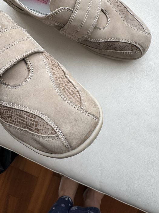 Кросівки туфлі шкіра замш