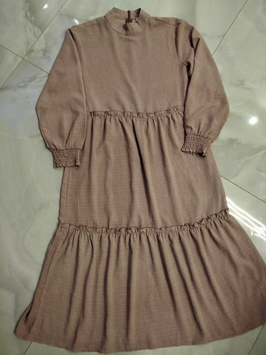 Sukienka  falbany boho