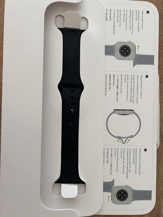 ОРИГІНАЛ! НОВИЙ Ремінець Apple Watch 10 Black M/L
