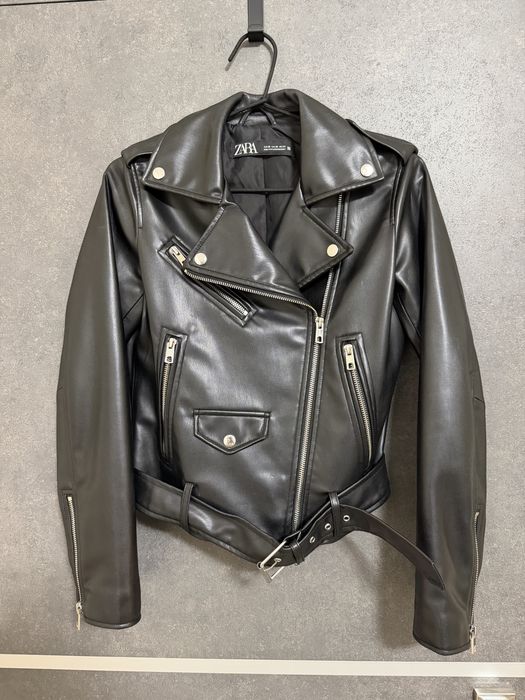 Кожаная куртка Zara Женская