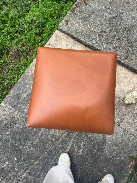 Conjunto de 6 bancos de madeira