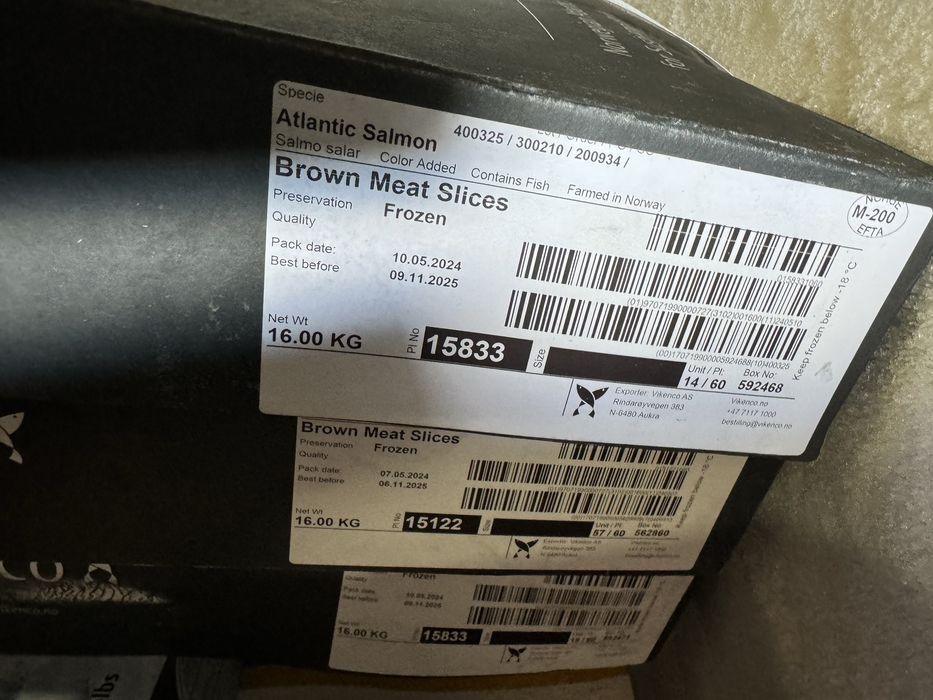 Лосось обрізь з спини